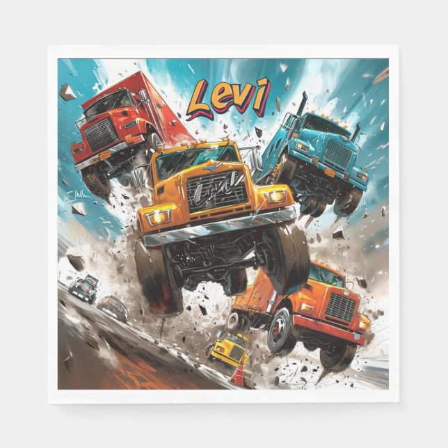 Guardanapo De Papel Levi Birthday (Frente)