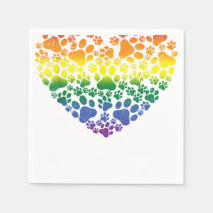 Guardanapo De Papel LGBT-Q Traje de Cachorro Imprimir Orgulho gay Arco