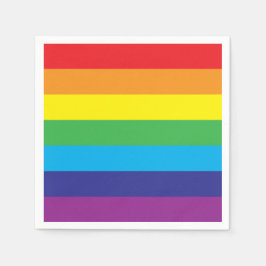 Guardanapo De Papel Lgbt Rainbow Stripes Lgbt