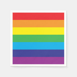 Guardanapo De Papel Lgbt Rainbow Stripes Lgbt