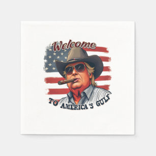 Guardanapo De Papel Liberdade para a Trump Americana do Golfo American