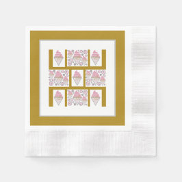 Guardanapo De Papel Licença de Sorvete irresistível em Caramel