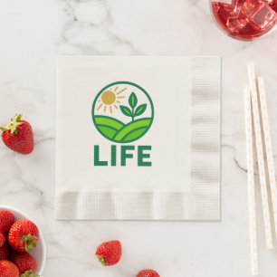 Guardanapo De Papel LIFE - Natureza - Design ecológico inspirado na Na