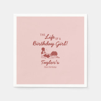 Guardanapo De Papel Life of a Birthday Girl Party