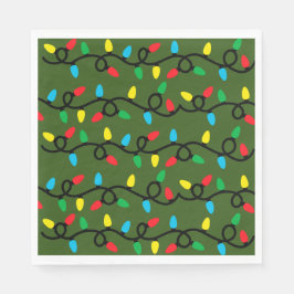 Guardanapo De Papel Light Up The Holidays Paper Napkin