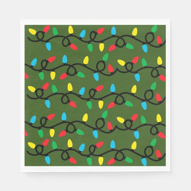 Guardanapo De Papel Light Up The Holidays Paper Napkin (Frente)