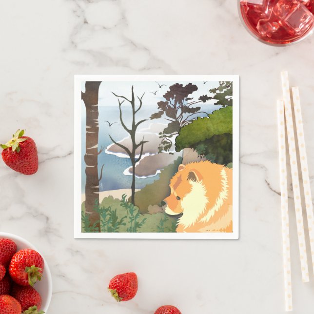 Guardanapo De Papel LIL WEATHER Chow - Paper Napkins (Insitu)