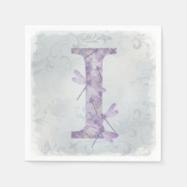 Guardanapo De Papel Lilac Dragonflies, por Natasha Us
