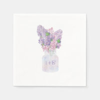 Lilac Mason Jar Elegante e Casamento Russo