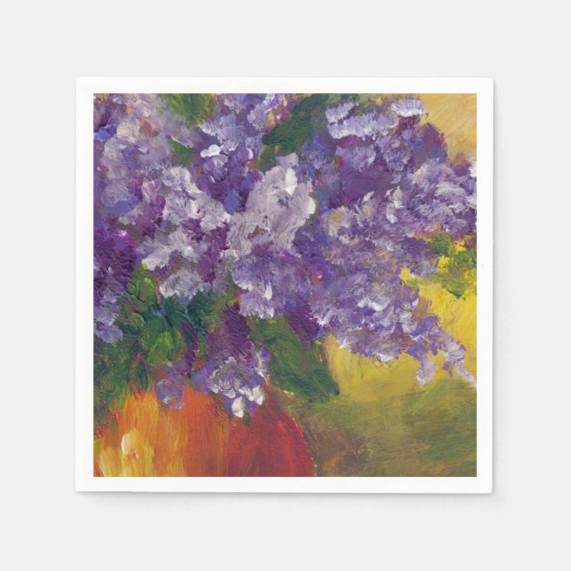 Guardanapo De Papel Lilac - Papel Napkin (Frente)
