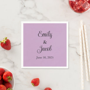 Guardanapo De Papel Lilac Personalizado