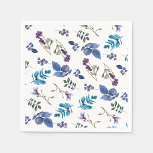 Guardanapo De Papel Lilás Lavanda Roxo Íris Primavera Floral Chique