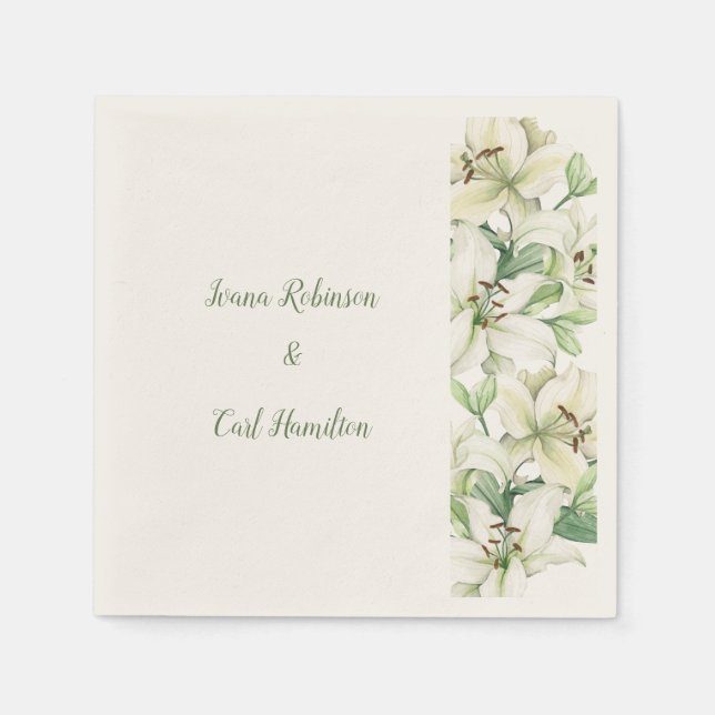 Guardanapo De Papel LILY Blossom Elegance (Frente)