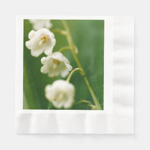 Guardanapo De Papel Lily branca do vale (Convallaria majalis)