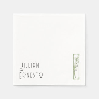 Guardanapo De Papel Lily of Valley Collection | Napkins Personalizado