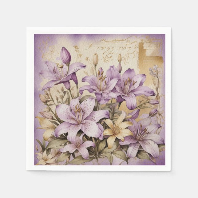 Guardanapo De Papel Lily Paper Napkin (Frente)
