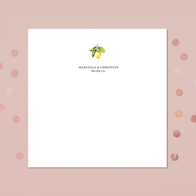 Guardanapo De Papel Limão amarelo (Criador carregado)