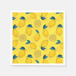 Guardanapo De Papel Limão de Citros Fresco