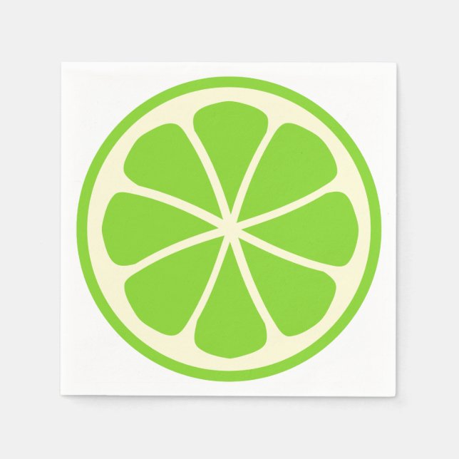 Guardanapo De Papel Limão do Partido Citrus (Frente)