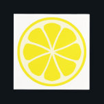 Guardanapo De Papel Limão do Partido Citrus<br><div class="desc">Este design brilhante e colorido apresenta fatias divertidas de frutas de citros! O tema é perfeito para chá de fraldas,  festa de aniversário,  chá de panela e tantas outras possibilidades! Procure mais suprimentos de festas,  incluindo envelopes,  adesivos,  convites e muito mais!</div>