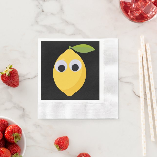 Guardanapo De Papel Limão, fruta doce com olhos patéticos (Insitu)