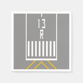 Guardanapo De Papel Limiar da pista 13R