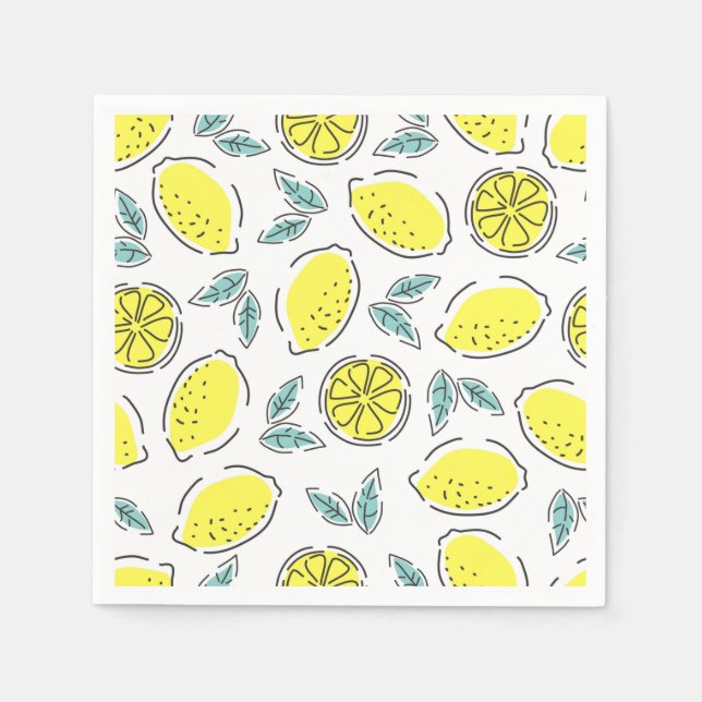 Guardanapo De Papel Limões (Frente)