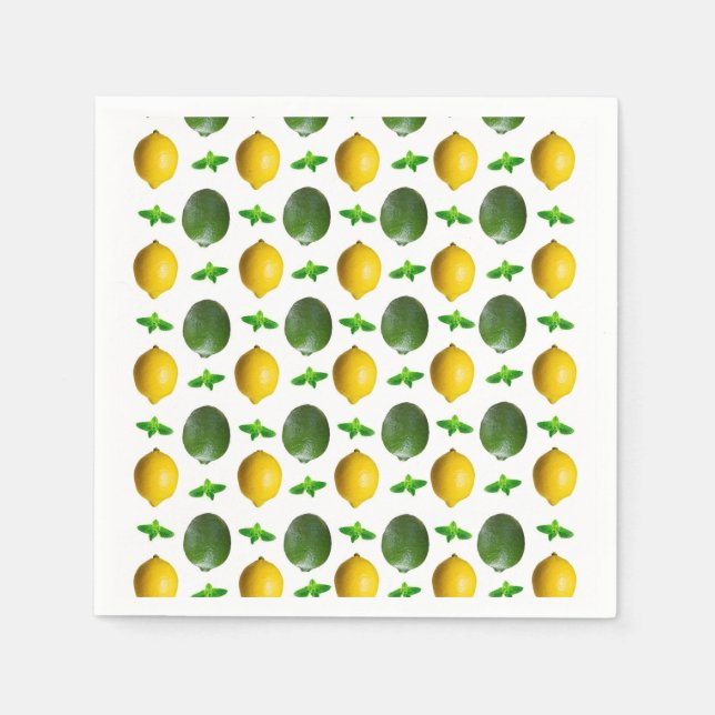 Guardanapo De Papel Limões e Limões Napkins (Frente)