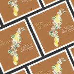 Guardanapo De Papel Limon Terracotta - Chá de panela de compressão pri<br><div class="desc">Conclua a procura do tema principal do chá de panela de compressão com este design único. Apresentando a frase "Bon Appétit" em uma fonte de ouro para corresponder aos convites. e outras peças de coleção. Personalize com 3 linhas de texto. Mais cores disponíveis na coleção. Se precisar de design não...</div>