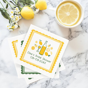 Guardanapo De Papel Limoncello Lemonade Limon Chá de panela PERSONALIZ