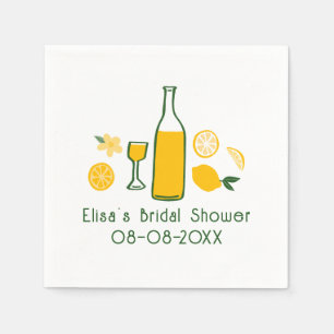 Guardanapo De Papel Limoncello Lemonade Limon Chá de panela PERSONALIZ
