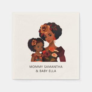 Guardanapo De Papel Linda mãe negra e filha (20)