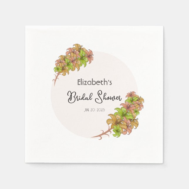 Guardanapo De Papel Lindas flores (Frente)