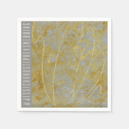 Guardanapo De Papel Linhagem de Prata Napkin Padrão de Casamento