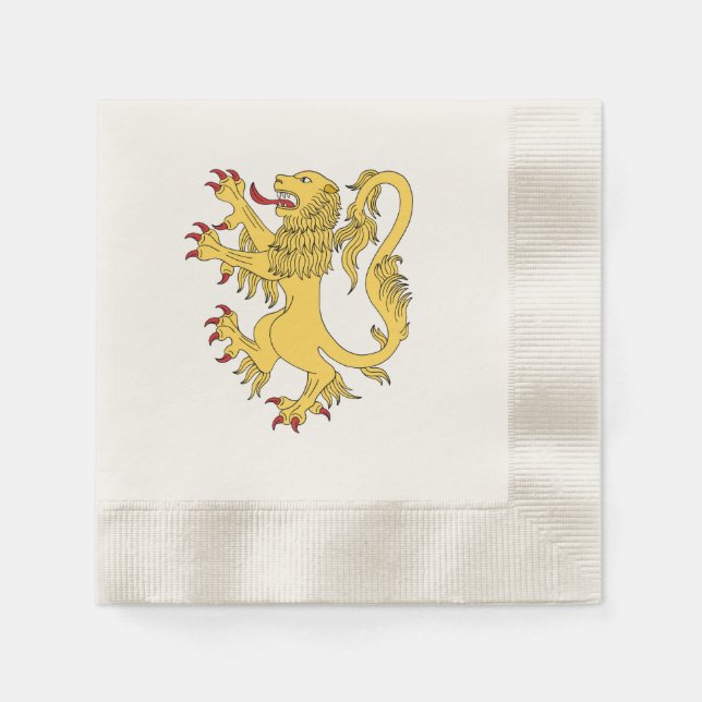 Guardanapo De Papel Lion Rampant (Frente)