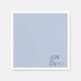 Guardanapo De Papel Lírio Azul Médio Sólido do Vale Personalizado