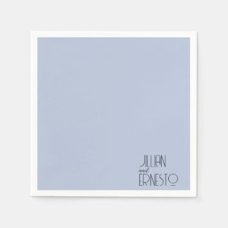 Guardanapo De Papel Lírio Azul Médio Sólido do Vale Personalizado