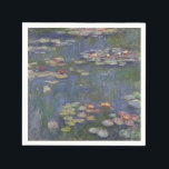 Guardanapo De Papel Lírios d'água de Claude Monet<br><div class="desc">Claude Monet - Lírios De Água. Linda pintura floral em lindas cores,  de Claude Monet. Presentes,  impressões,  capas de telefone e muitas outras ofertas de excelente de alta qualidade.</div>