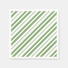 Guardanapo De Papel Listras de Natal de Bala de Hortelã