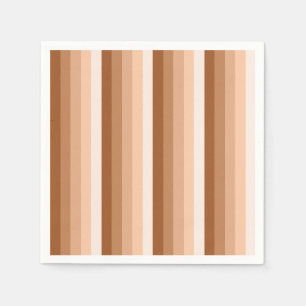 Guardanapo De Papel Listras de sombra laranja queimadas