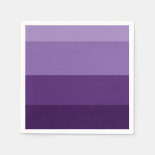 Guardanapo De Papel Listras de Tons de Roxo Escuro e Claro Festa