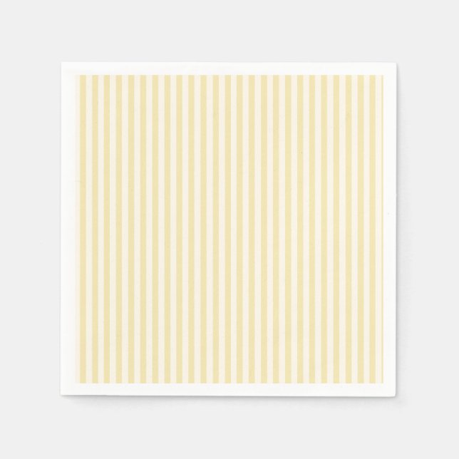 Guardanapo De Papel Listras Simples - Creme de Manteiga (Frente)
