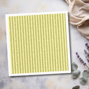 Guardanapo De Papel Listras Verticais no Estilo Brilho Amarelo Intenso