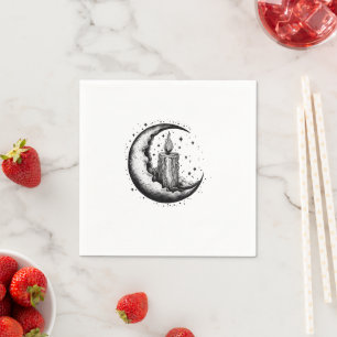 Guardanapo De Papel Lit Moon da Vela