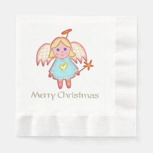 Guardanapo De Papel Little Angel Felry Natal