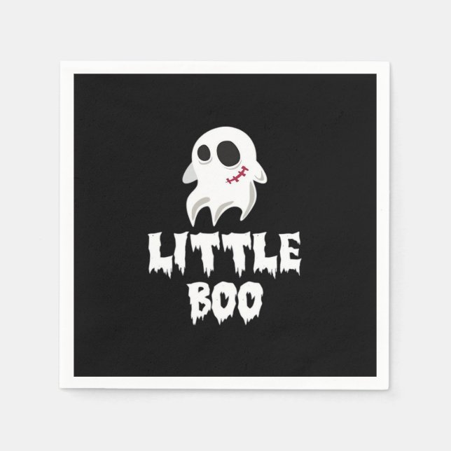 Guardanapo De Papel Little Boo In Halloween Cool Graphic (Frente)