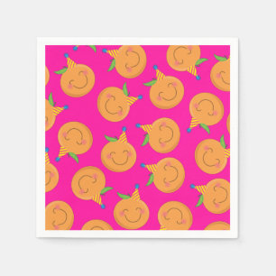 Guardanapo De Papel Little Cutie Tangerine Festa de aniversário Napkin