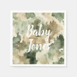 Guardanapo De Papel Little Hunter Duck Hunting Camo Boy Baby Shower