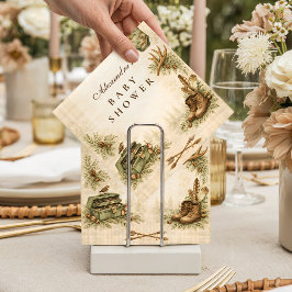 Guardanapo De Papel Little Hunter Woodland Keepsake Baby Shower