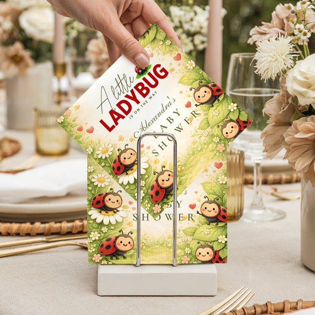 Guardanapo De Papel Little Ladybug Garden Celebration Baby Shower (Criador carregado)